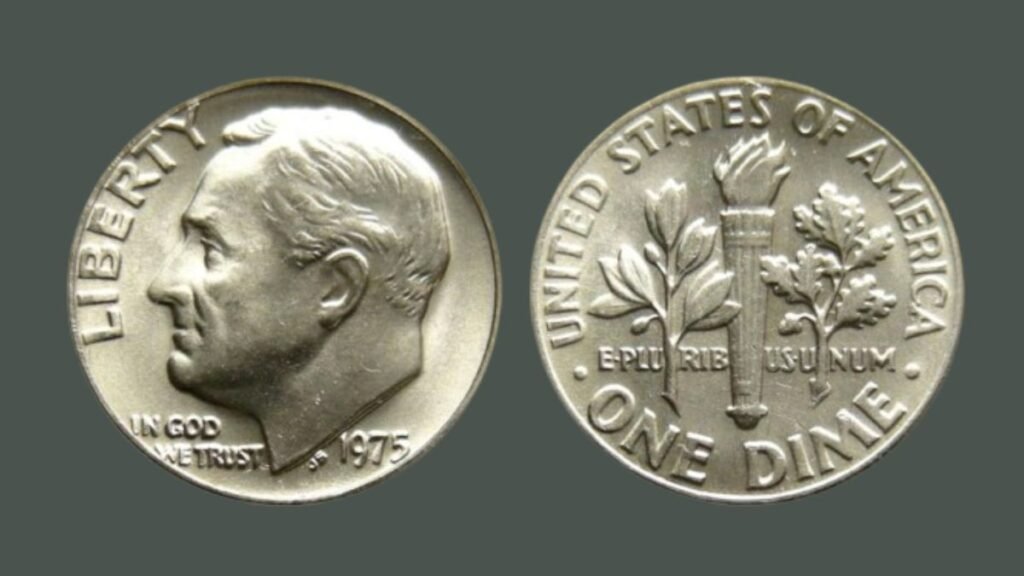 1975 No S Proof Roosevelt Dime