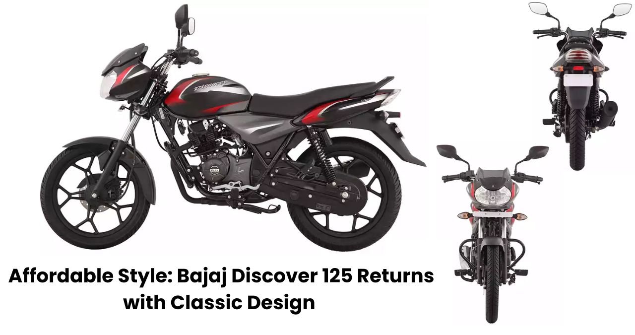 Affordable Style Bajaj Discover 125 Returns with Classic Design