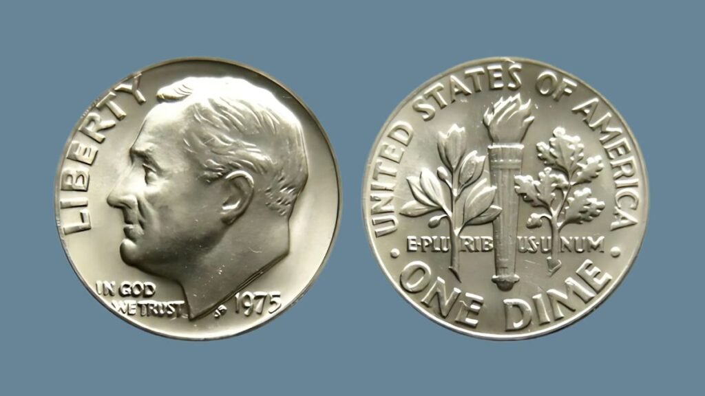 What is the 1975 No-S Mint Dime